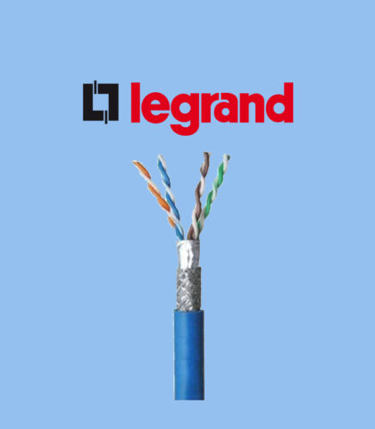 کابل شبکه لگراند Cat6 SFTP روکش PVC حلقه 305 متری تمام مس