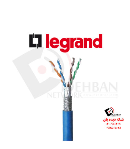 کابل شبکه لگراند Cat6 SFTP روکش PVC حلقه 500 متری تمام مس