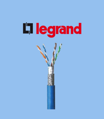 کابل شبکه لگراند Cat6 SFTP روکش PVC حلقه 500 متری تمام مس