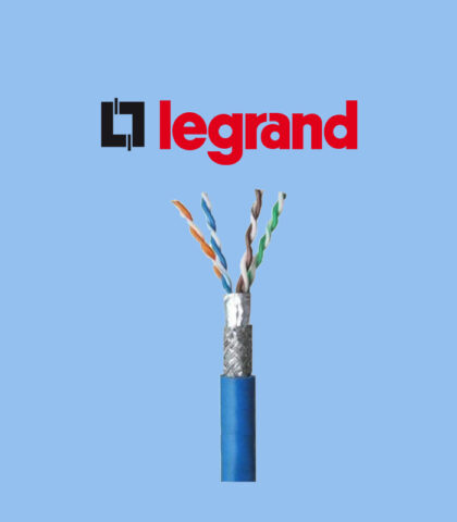کابل شبکه لگراند Cat6 SFTP CCA روکش PVC حلقه 500 متری