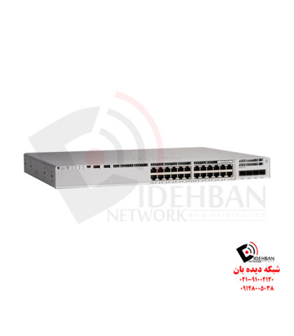 سوئیچ +PoE سیسکو C9200L-24T-4G-E