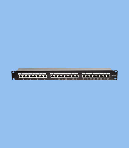 پچ پنل CAT6 FTP 24 Port متا الکترونیک