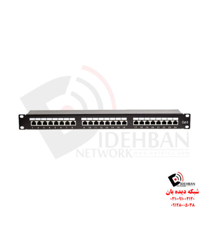 پچ پنل CAT6 FTP 24 Port متا الکترونیک