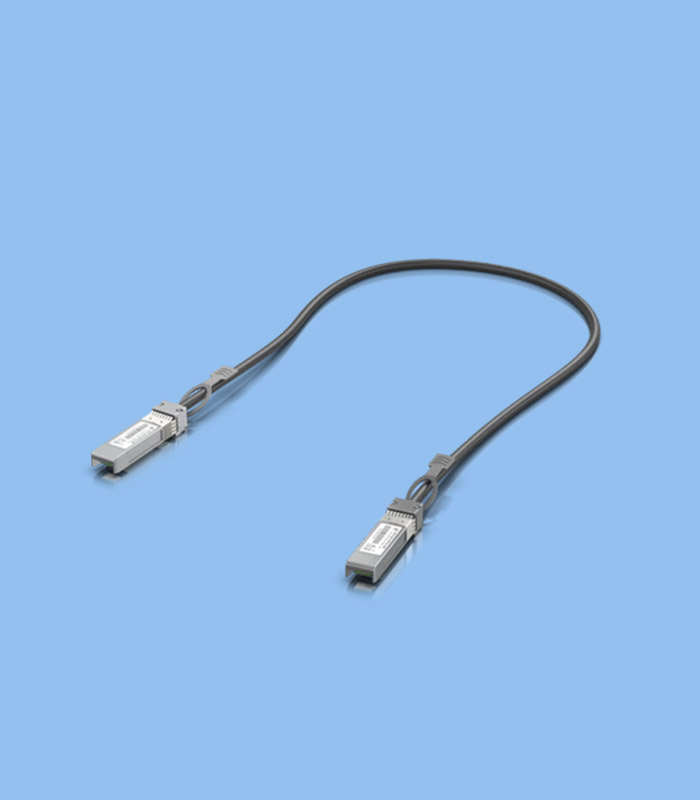 کابل فیبر نوری یوبیکویتی مدل UACC-DAC-SFP10-0.5M