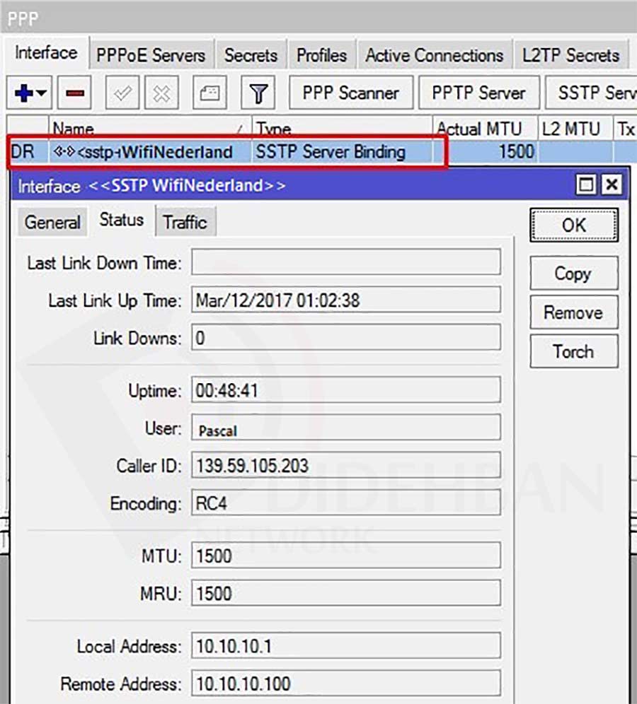 پیکربندی سرور SSTP VPN در میکروتیک