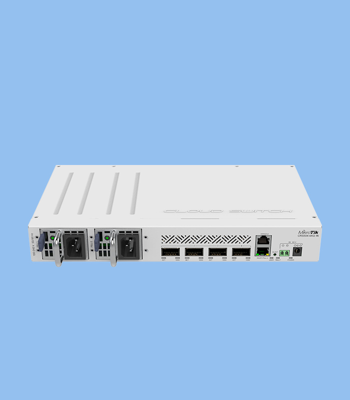 سوئیچ روتر CRS504-4XQ-IN میکروتیک