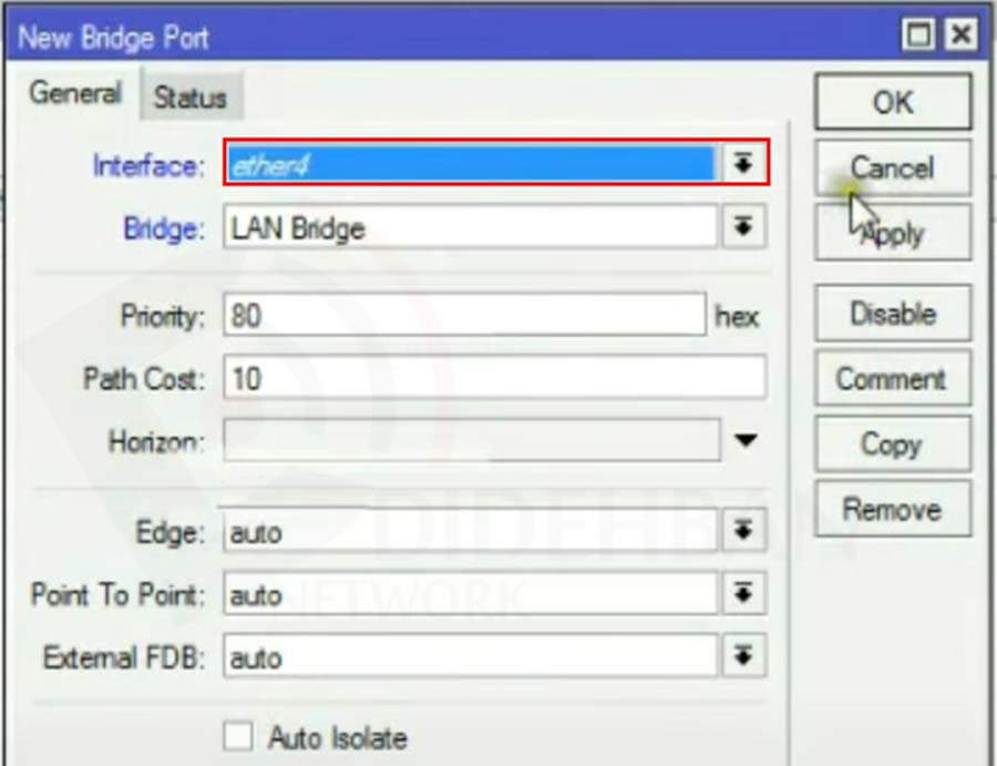 پیکربندی VLAN و Bridge در میکروتیک