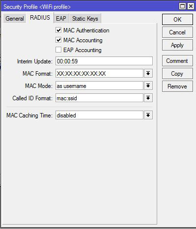احراز هویت MAC WiFi با RADIUS Server در میکروتیک