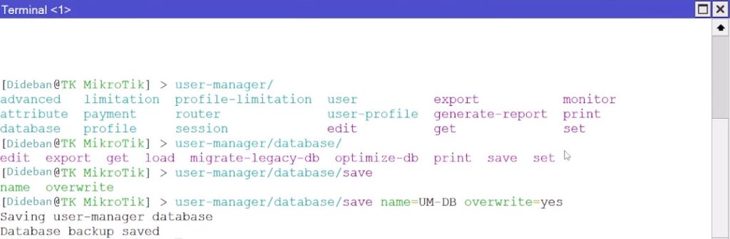 بکاپ خودکار از میکروتیک