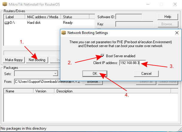 دانلود رایگان netinstall میکروتیک