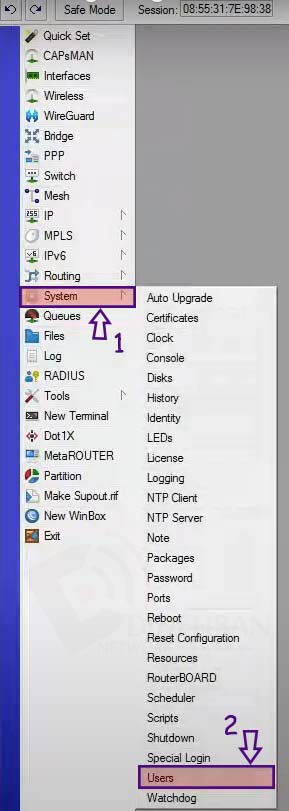  Manage RouterOS logins