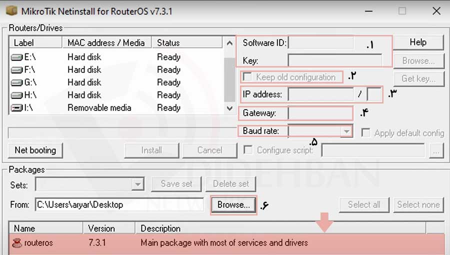 آموزش Netinstall