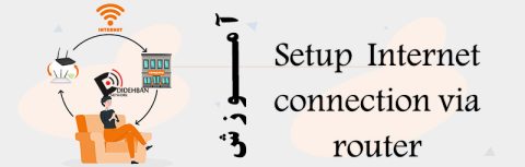 آموزش Setup Internet connection via router