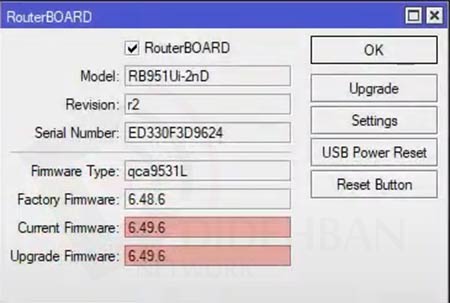 آموزش Upgrade RouterOS