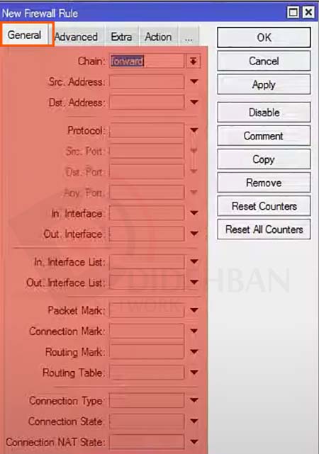 آموزش Firewall Filter in action