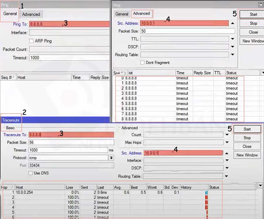 آموزش Firewall Filter in action