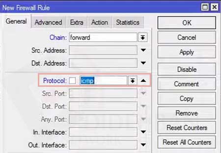 آموزش Firewall Filter in action