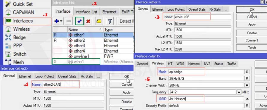 آموزش HotSpot در میکروتیک